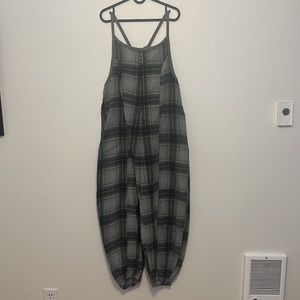 Urban Outfitters Out From Under Frankie Flannel Jumpsuit